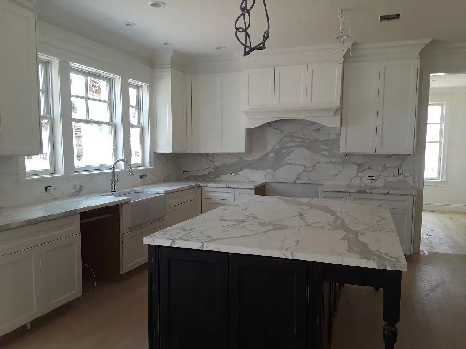 Calacatta Gold kitchen remodel